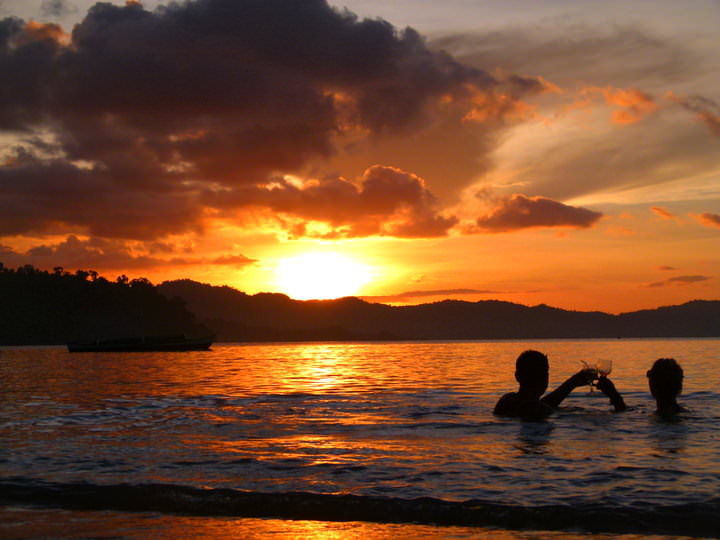 Port Barton Happy Hour Sunset