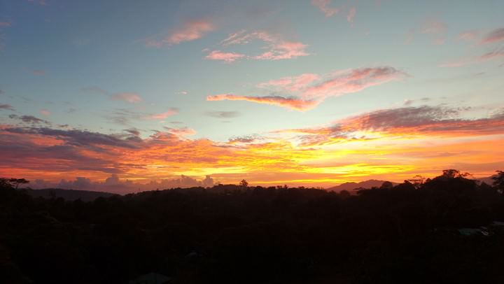 sunset in costa rica