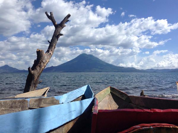 boats on lake atitlan