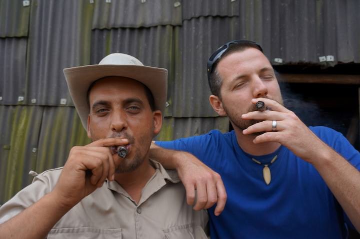 Smoking A Cigar With Yasel in Vinales