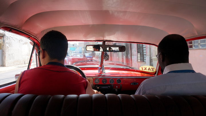 collectivo taxi havana cuba