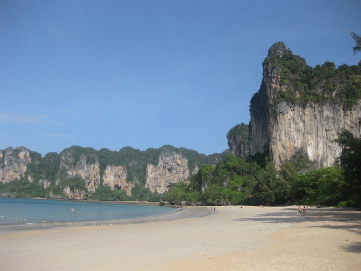 beach in railay thailand