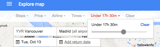 Maximum Flight Duration Google Flights