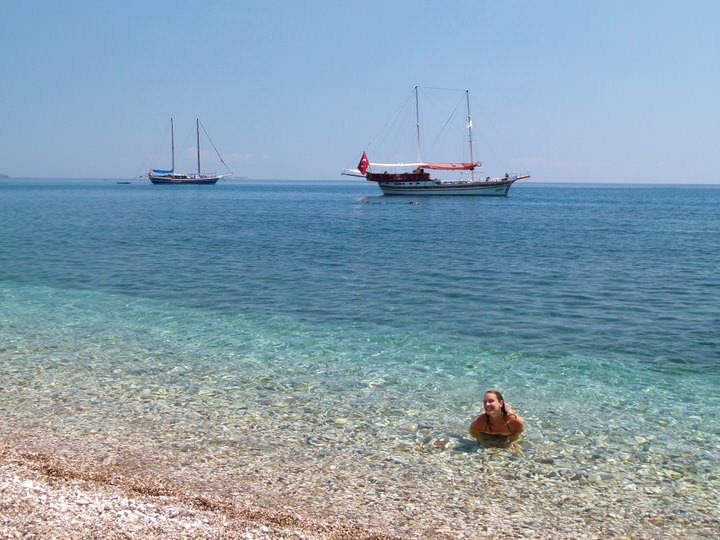 olympos bay turkey beach