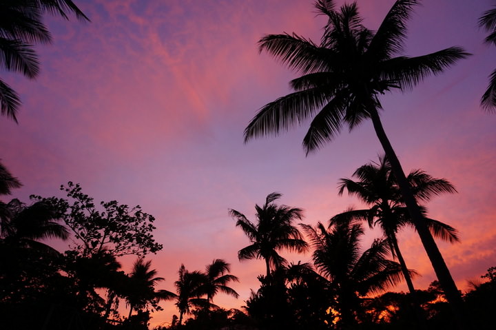 sunset in grenada