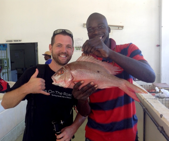 bargaining for food at the market in grenada being a responsible traveller 