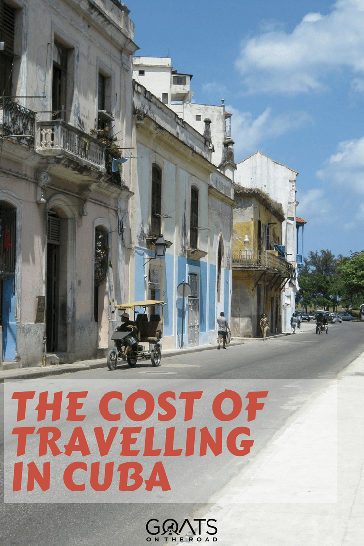 cost of travelling to cuba