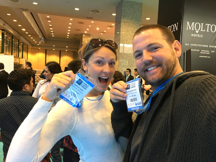 world tourism forum speakers badges