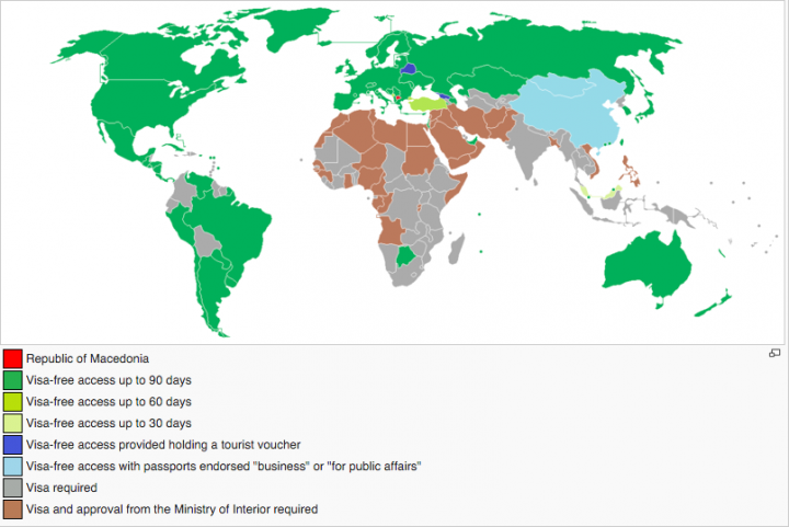 visa in macedonia