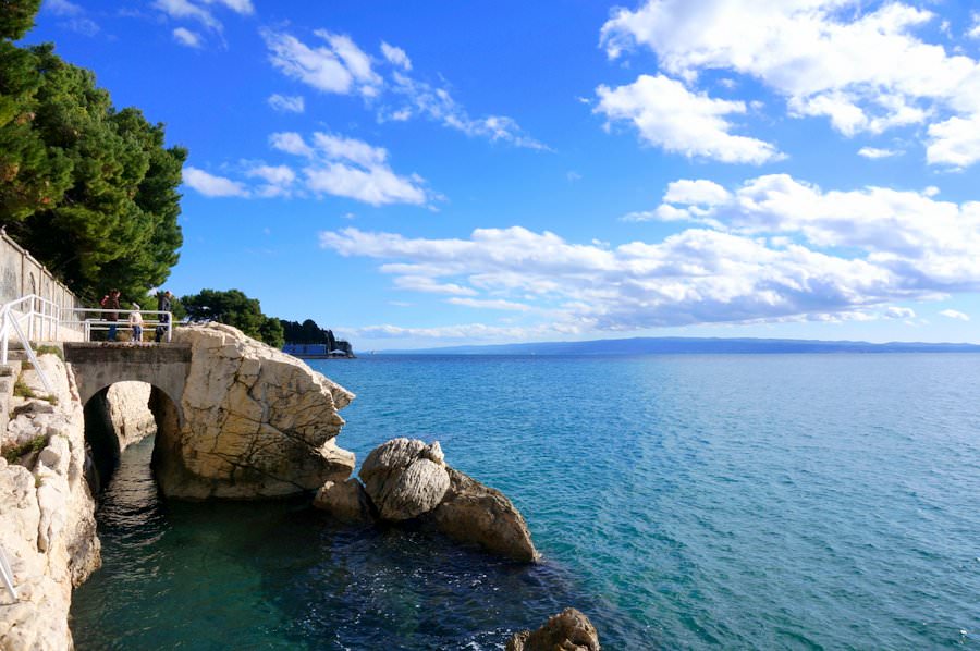 promenade walkway in split croatia