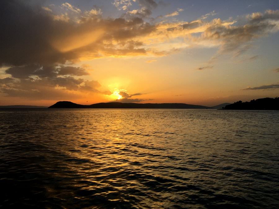 travel to split croatia sunset