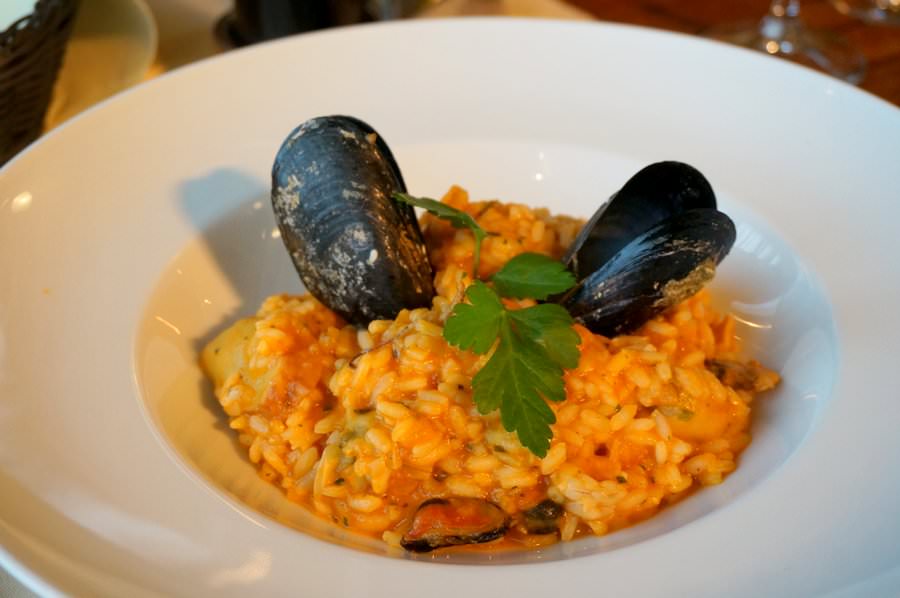 Seafood Risotto in dubrovnik croatia