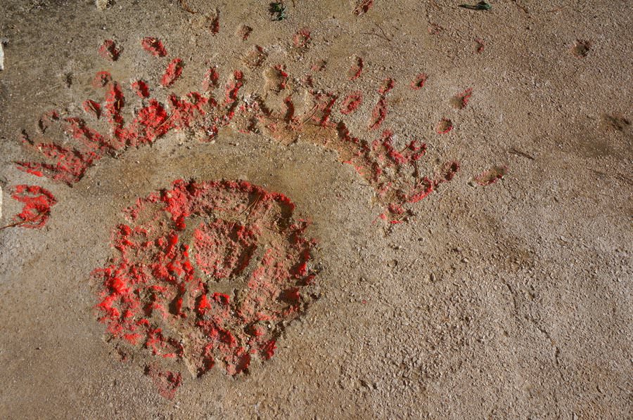 blast marks in sarajevo bosnia