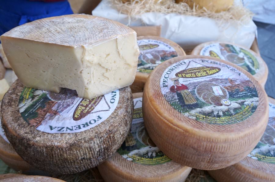 cheese in florence at the market italy