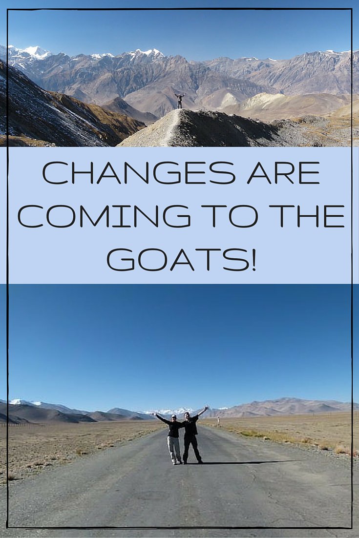 Changes Are Coming To The Goats!