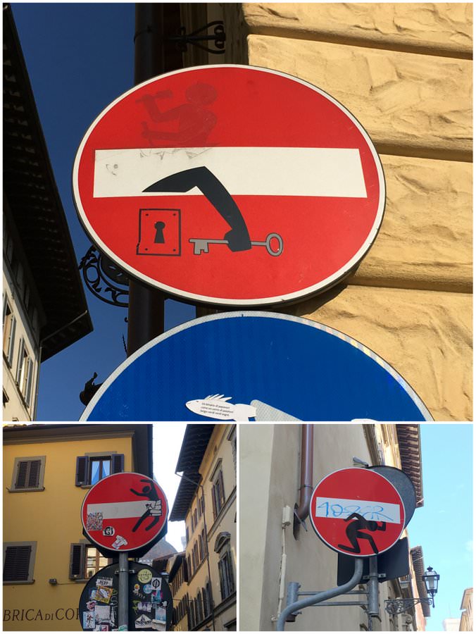 what to do in florence street signs