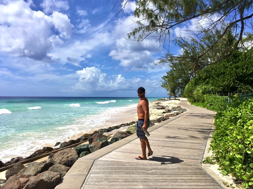 boardwalk in barbados