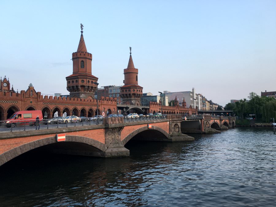 oberbaum bridge berlin on a working holiday