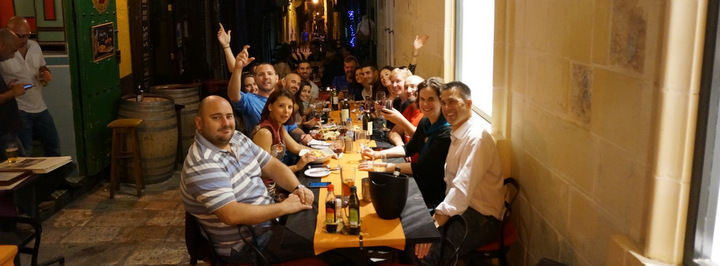 A Night Out On Straight Street in Valletta