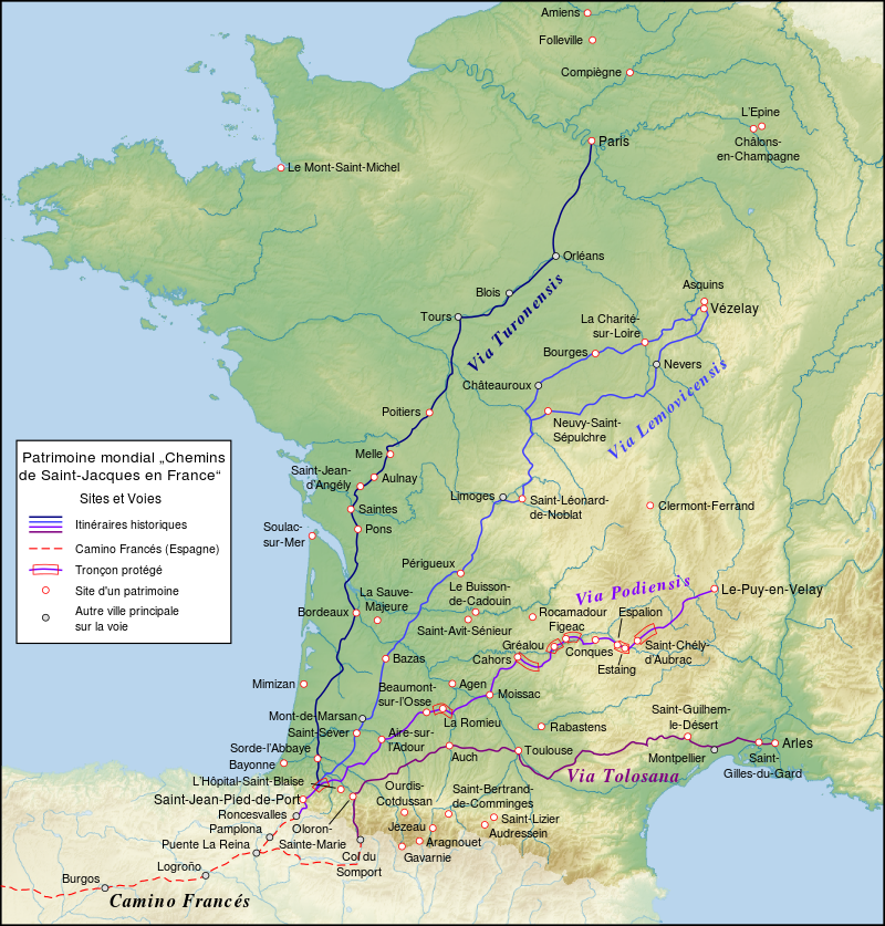 Via Podiensis hiking route