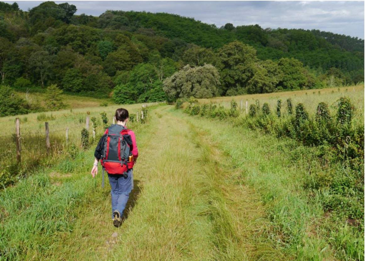 hiking on the Via Podiensis in france