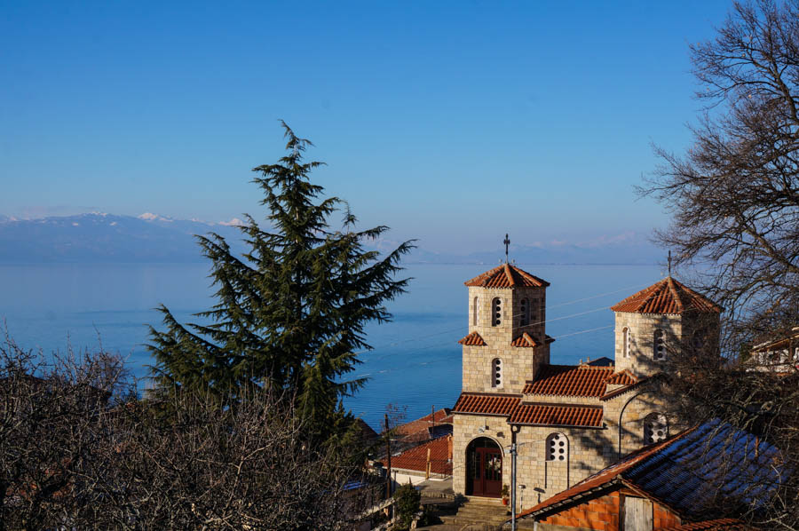 travel to lake ohrid with a rental car macedonia