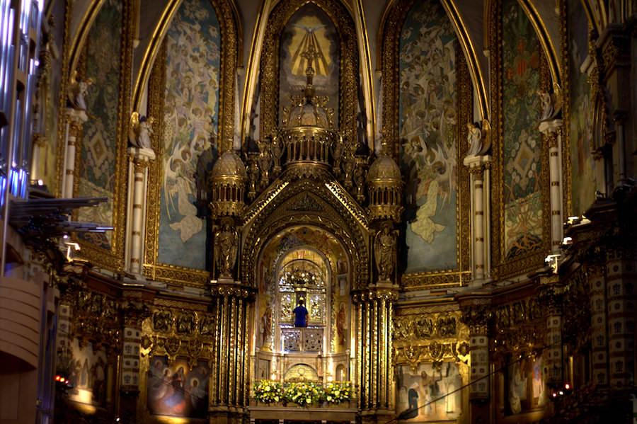 benedictine abbey montserrat spain