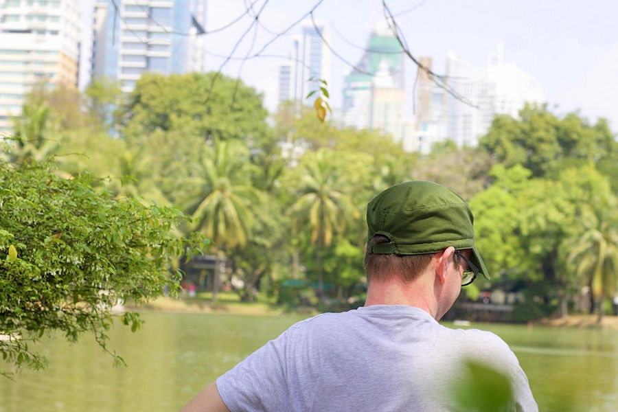 lumphini park silom road bangkok