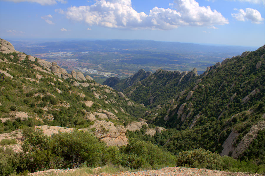 panoramic views montserrat spain