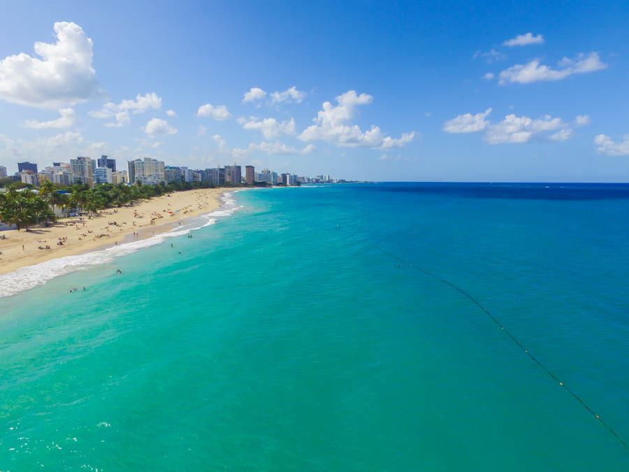 travelling with a drone in puerto rico