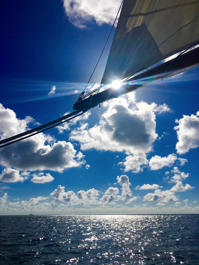 sailing aboard the savvy boat in grenada