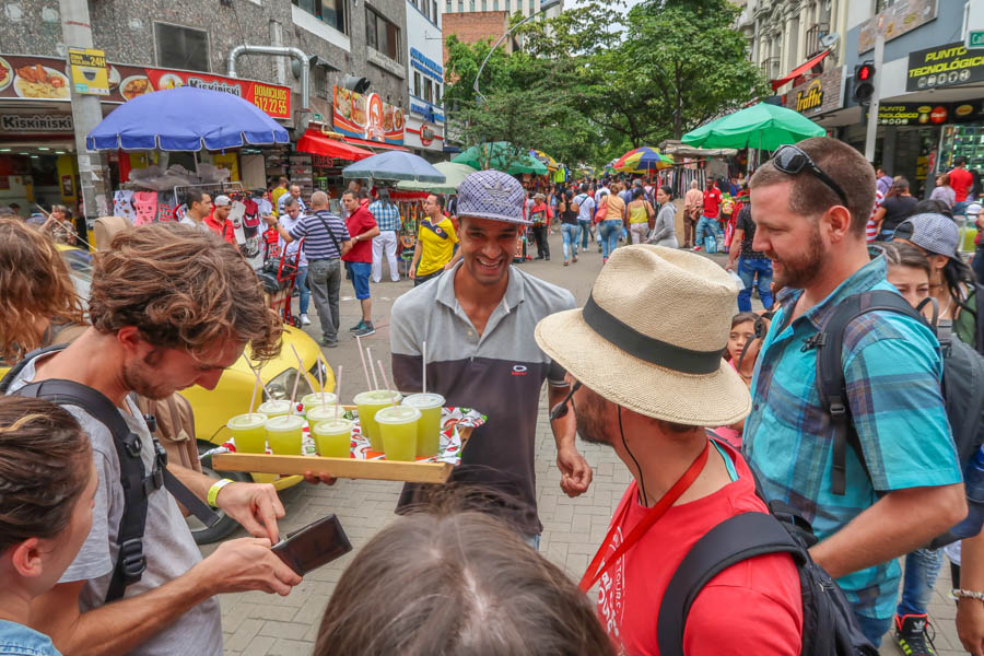 things to do in colombia go on a walking tour