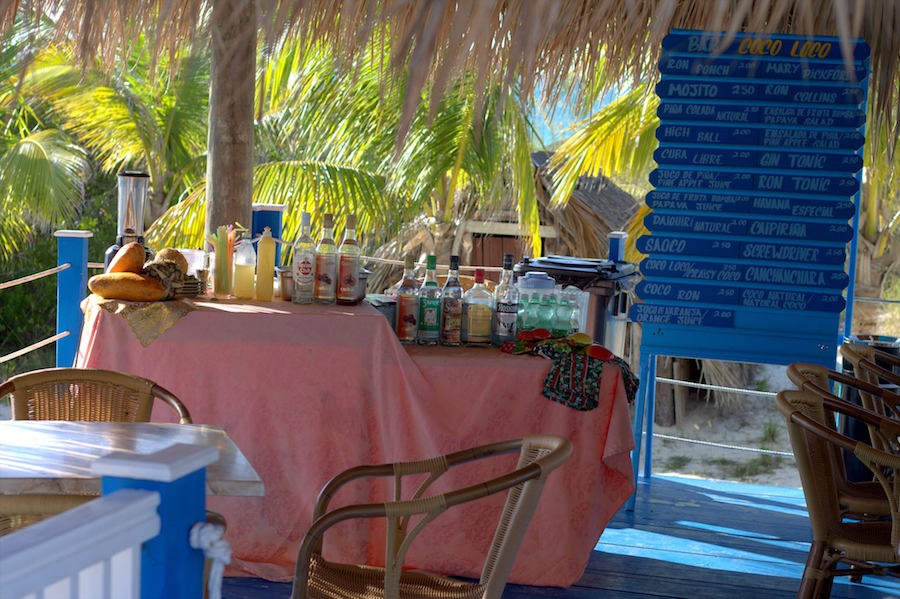 playa pilar beach bar cuba