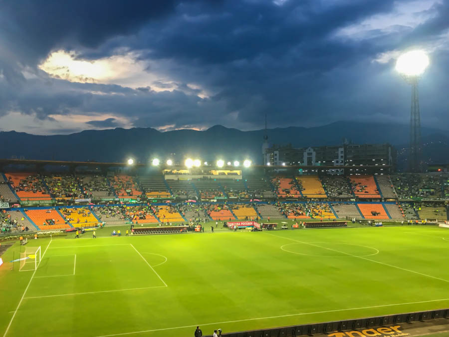 travel to medellin watch a football game