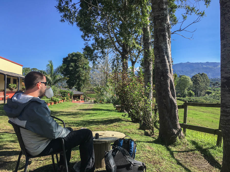 travel to salento colombia stay at la serrana hostel