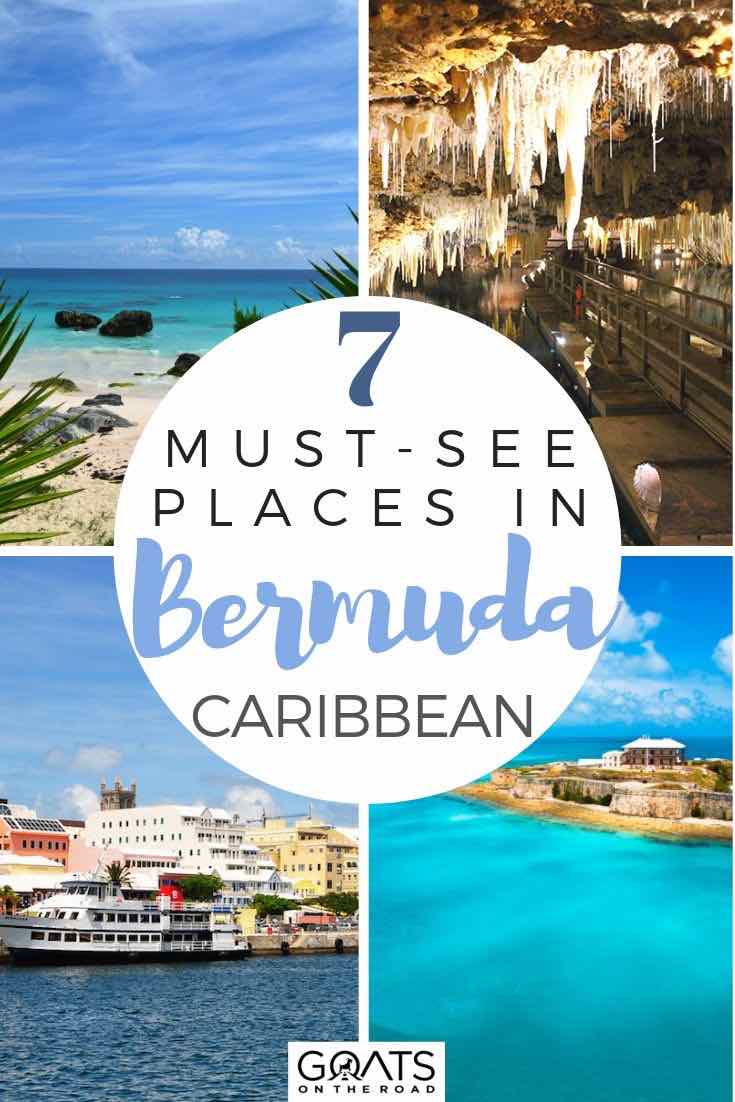 highlights of Bermuda with text overlay 7 must see places in bermuda