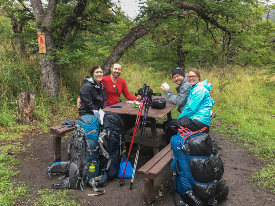 hiking circuit trek in torres del paine chile 