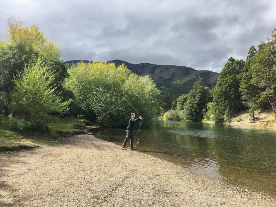 fishing in the lake district of argentina