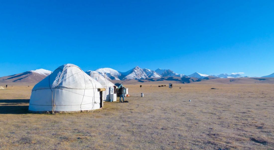 cheapest destinations to visit kyrgyzstan with yurts