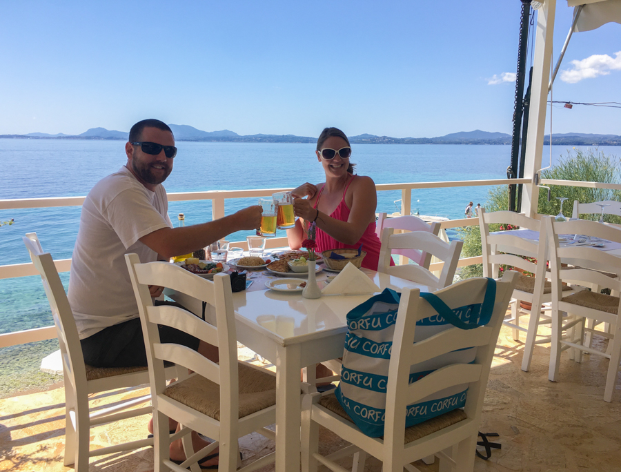 travel to corfu greece where to eat