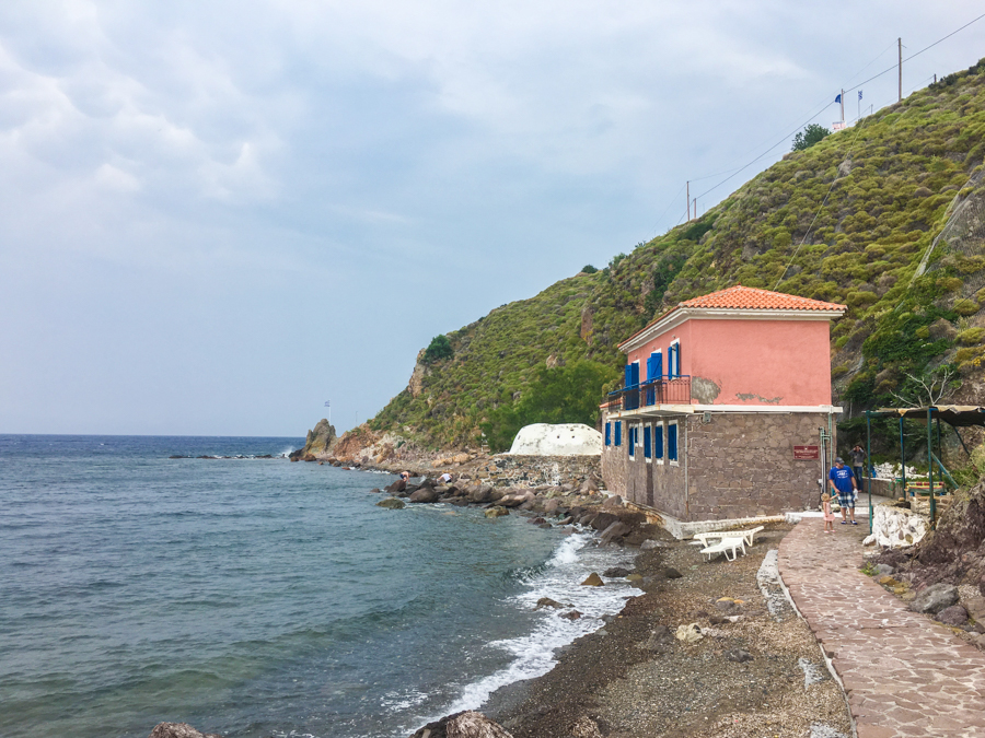 travel to lesvos greece eftalou hot springs