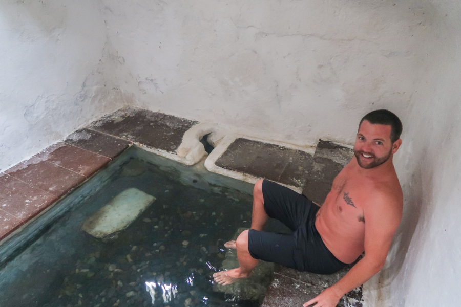 travel to lesvos greece eftalou hot springs