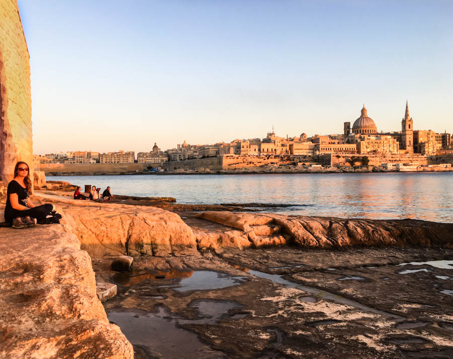 cost of living in sliema malta as a digital nomad sunset 