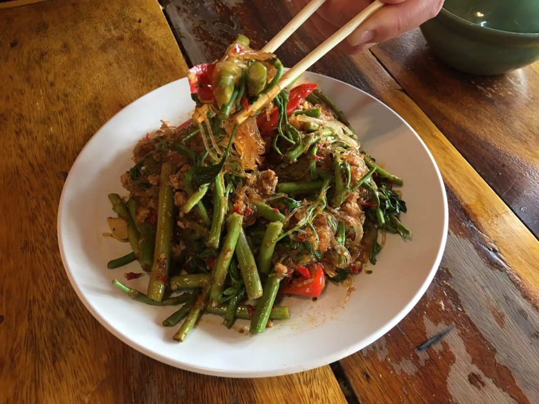 cooking class in koh phangan must try food in thailand morning glory