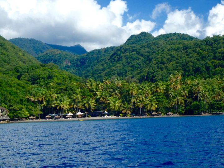 St Lucia Beaches Anse Chastanet beach on the west coast of St Lucia