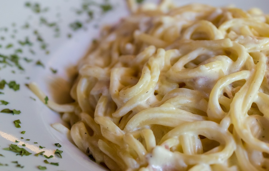 Pasta in one of the best restaurants in Florence Italy 