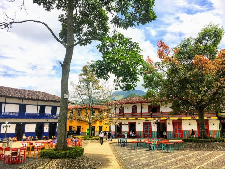 town square, Jardin, Colombia