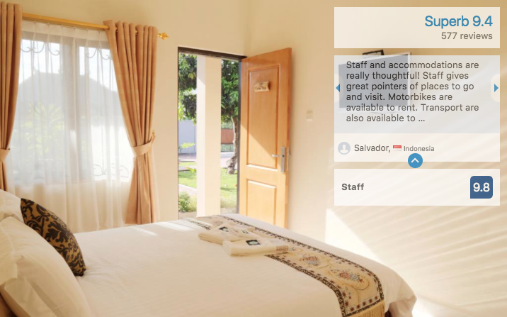 Where To Stay in Lombok - White Rose Guest House