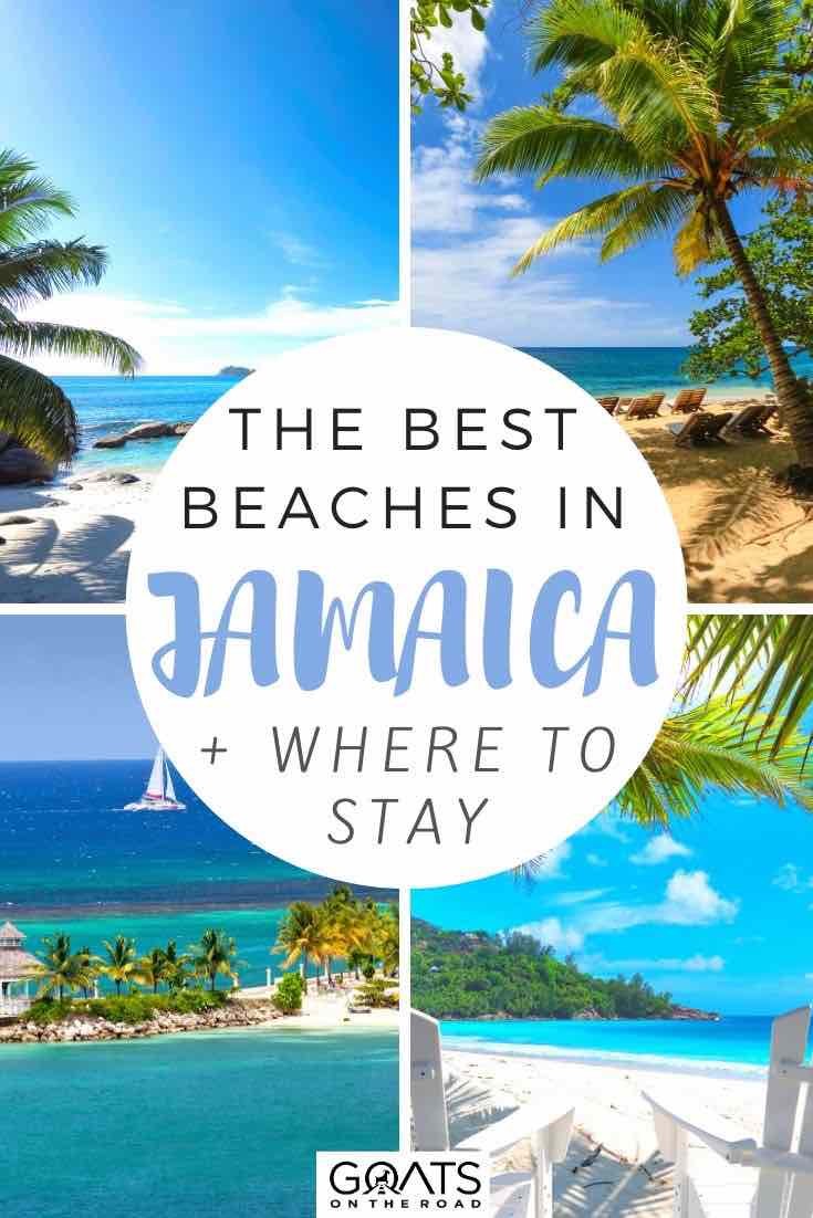 highlights of Jamaica with text overlay the best beaches