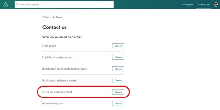 Airbnb Scam Contact Airbnb Customer Support